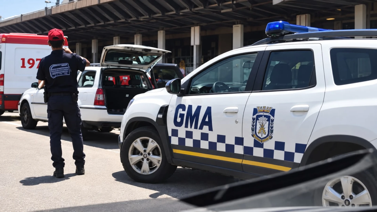 Homem destrói o próprio carro durante blitz da SMTT no bairro Siqueira Campos