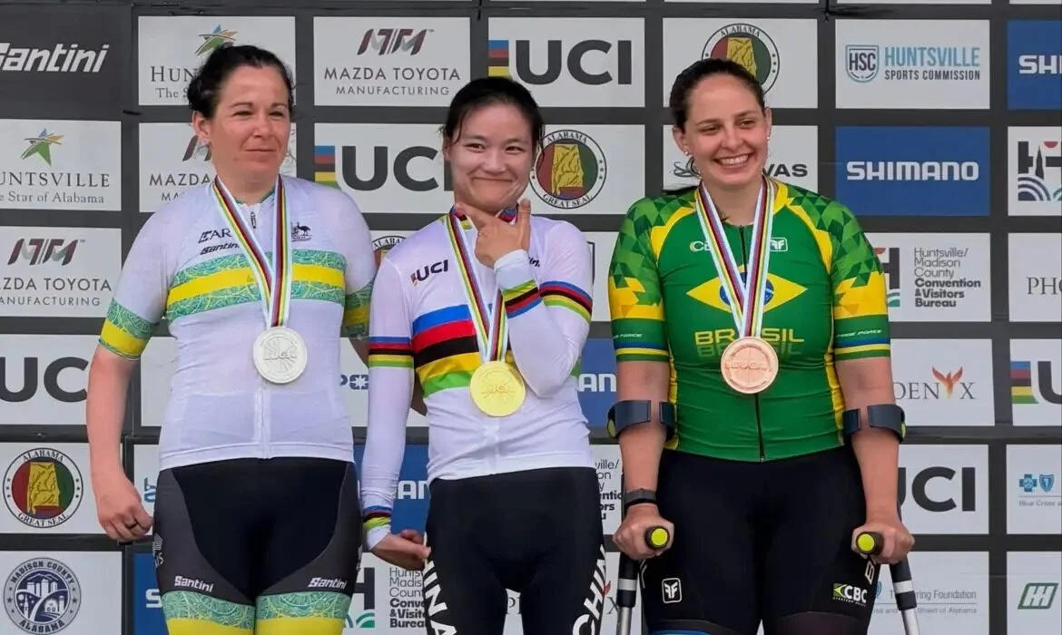 Brasil encerra Mundial de Paraciclismo com cinco medalhas nos Estados Unidos