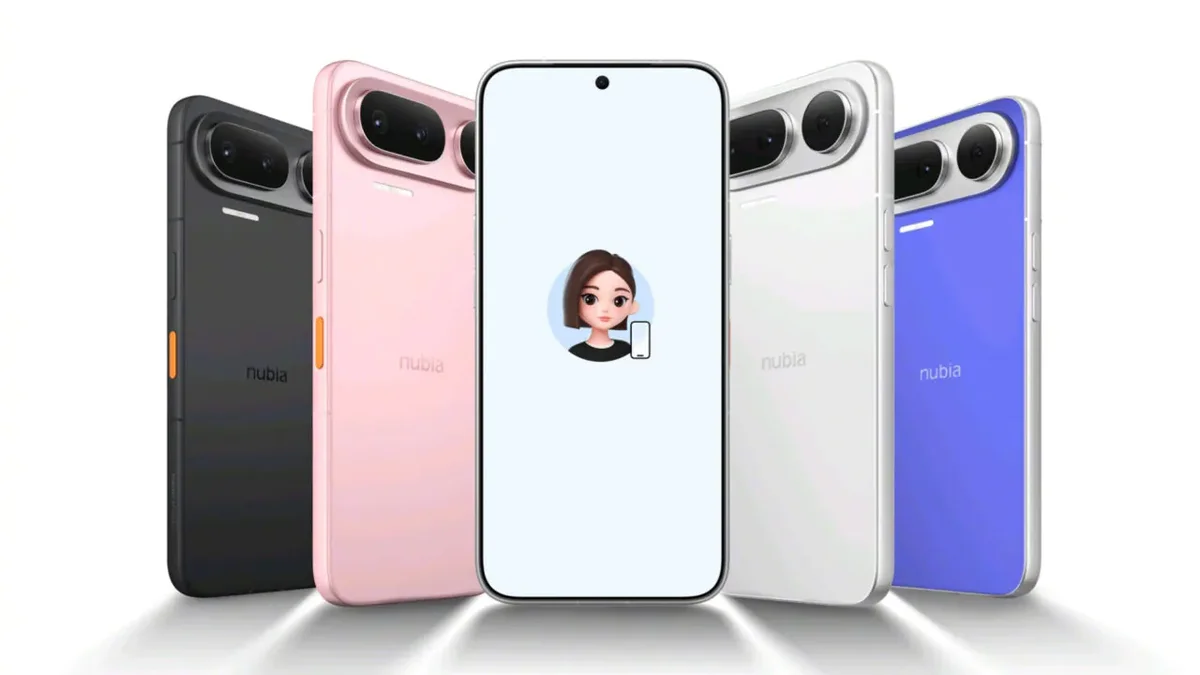 Nubia apresenta NaviX Ultra: botão AI com leitor biométrico e 7.100 mAh