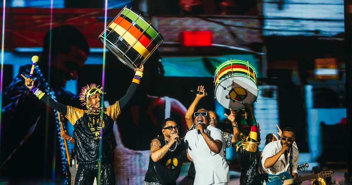 Olodum volta ao Rock in Rio e anima o Palco Sunset com Gilsons