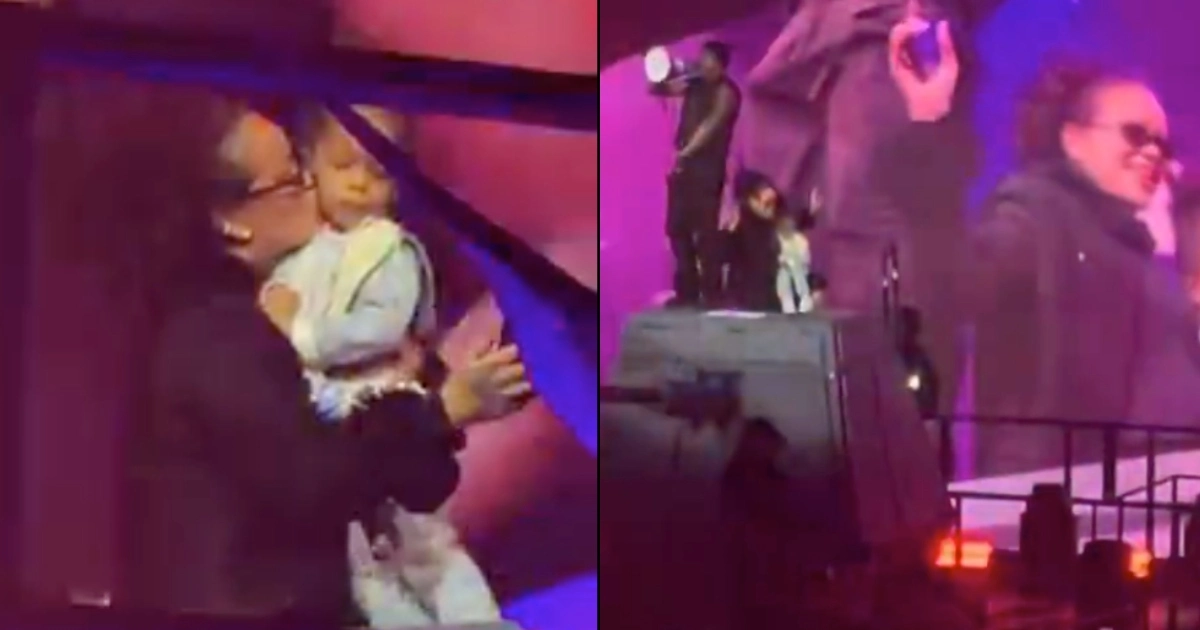 Rihanna e filho Riot sobem ao palco com A$AP Rocky em Copenhague