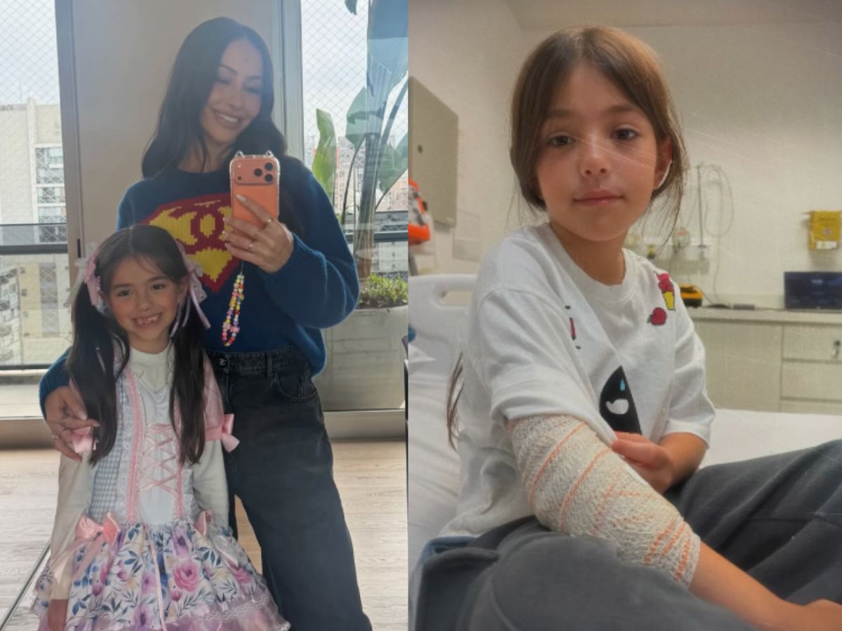 Sabrina Sato compara gestações e diz enfrentar rotina intensa