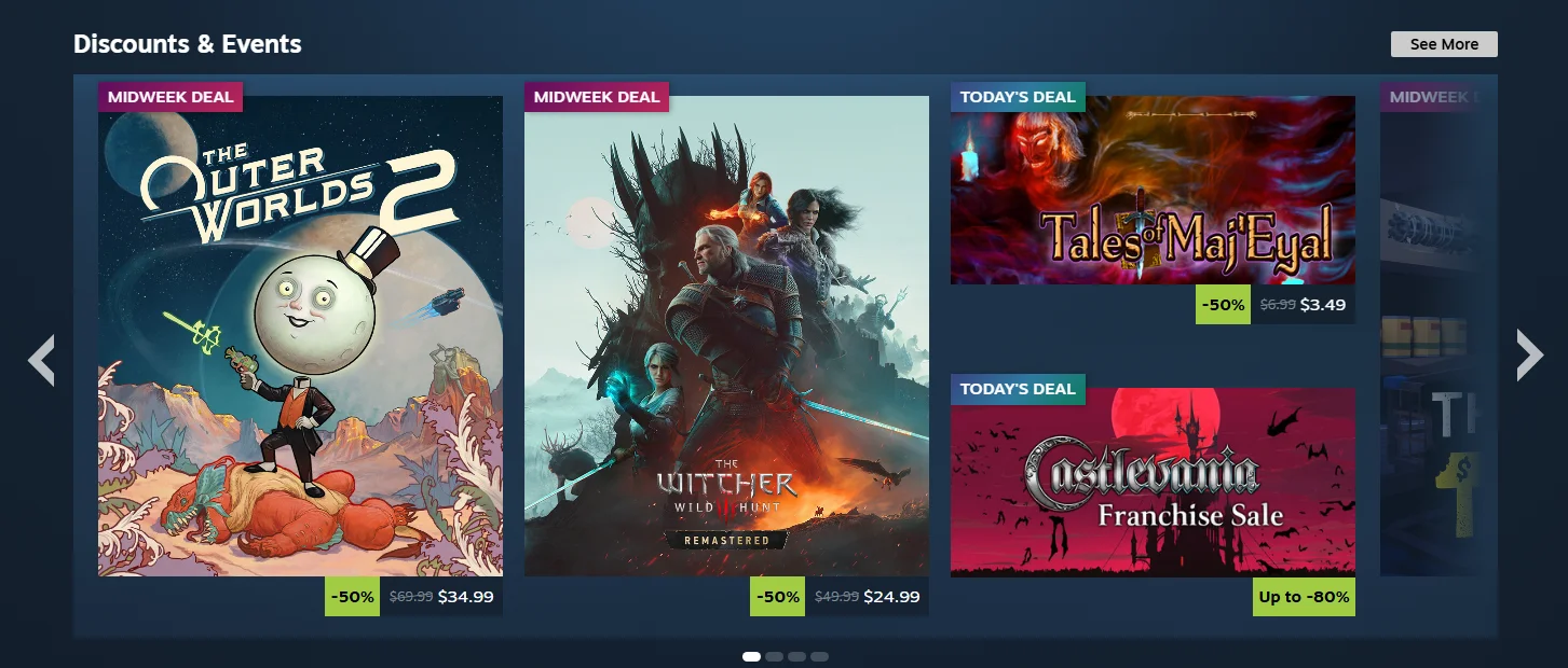 Steam vai recomendar ofertas por algoritmo a partir de 2027