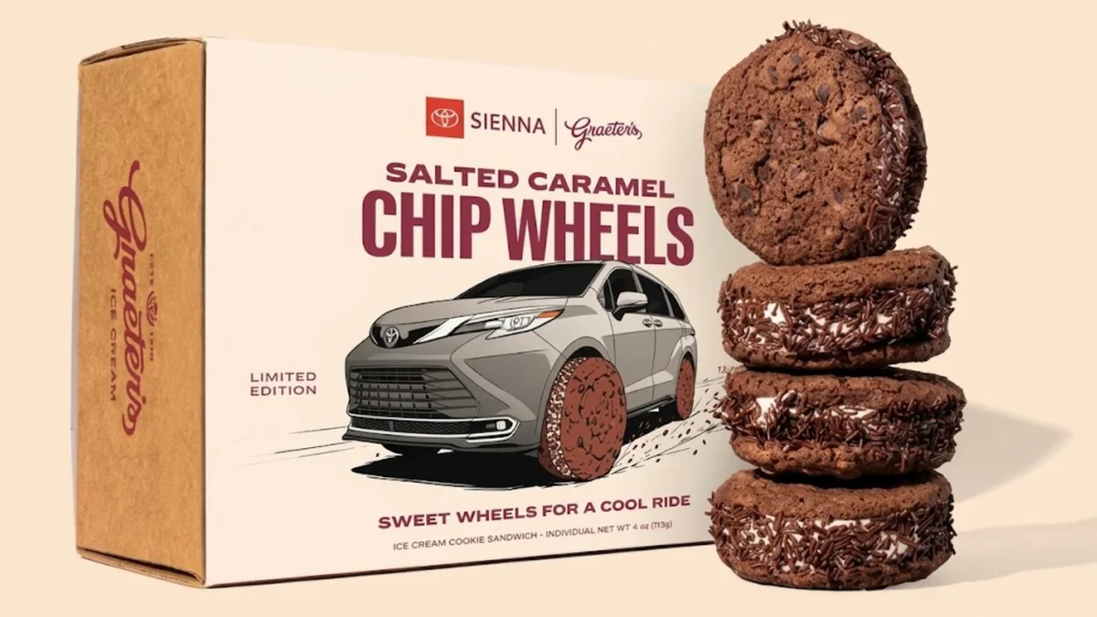 Toyota usa sorvete para divulgar FridgeBox da minivan Sienna Platinum