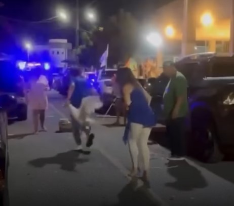 Homem é flagrado maltratando pato durante comemorações políticas em Itabaiana