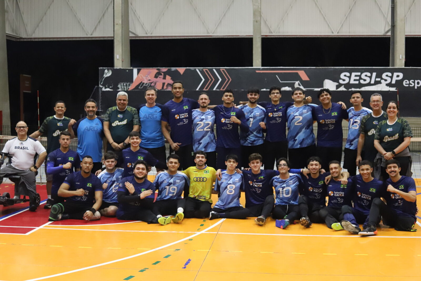 Brasil e Argentina encerram intercâmbio internacional de vôlei sentado Sub-23 com avanços técnicos e táticos