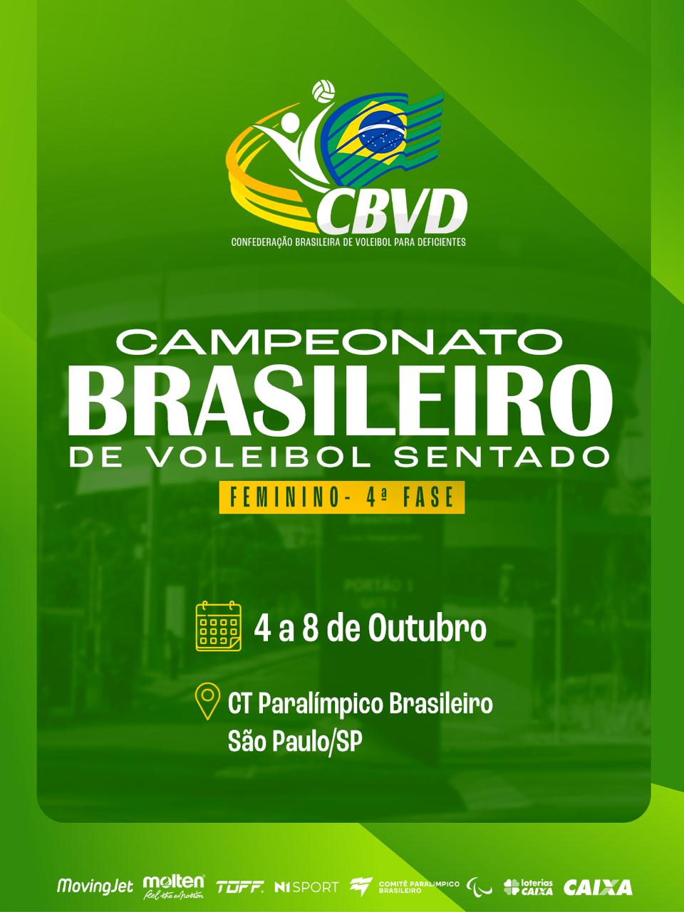Campeonato Brasileiro de Vôlei Sentado Feminino reúne oito equipes em São Paulo