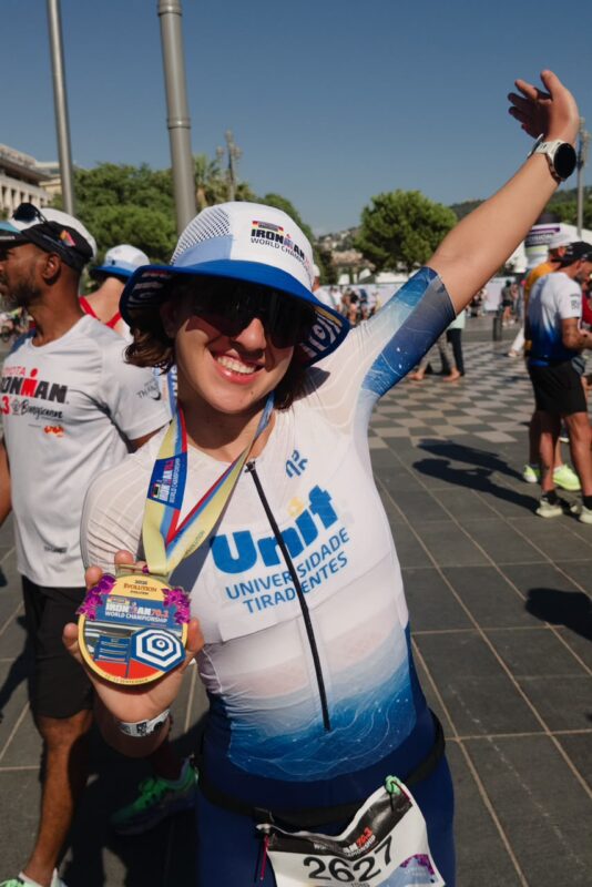 Estudante de Medicina da Unit representa Sergipe no Mundial de Ironman na França