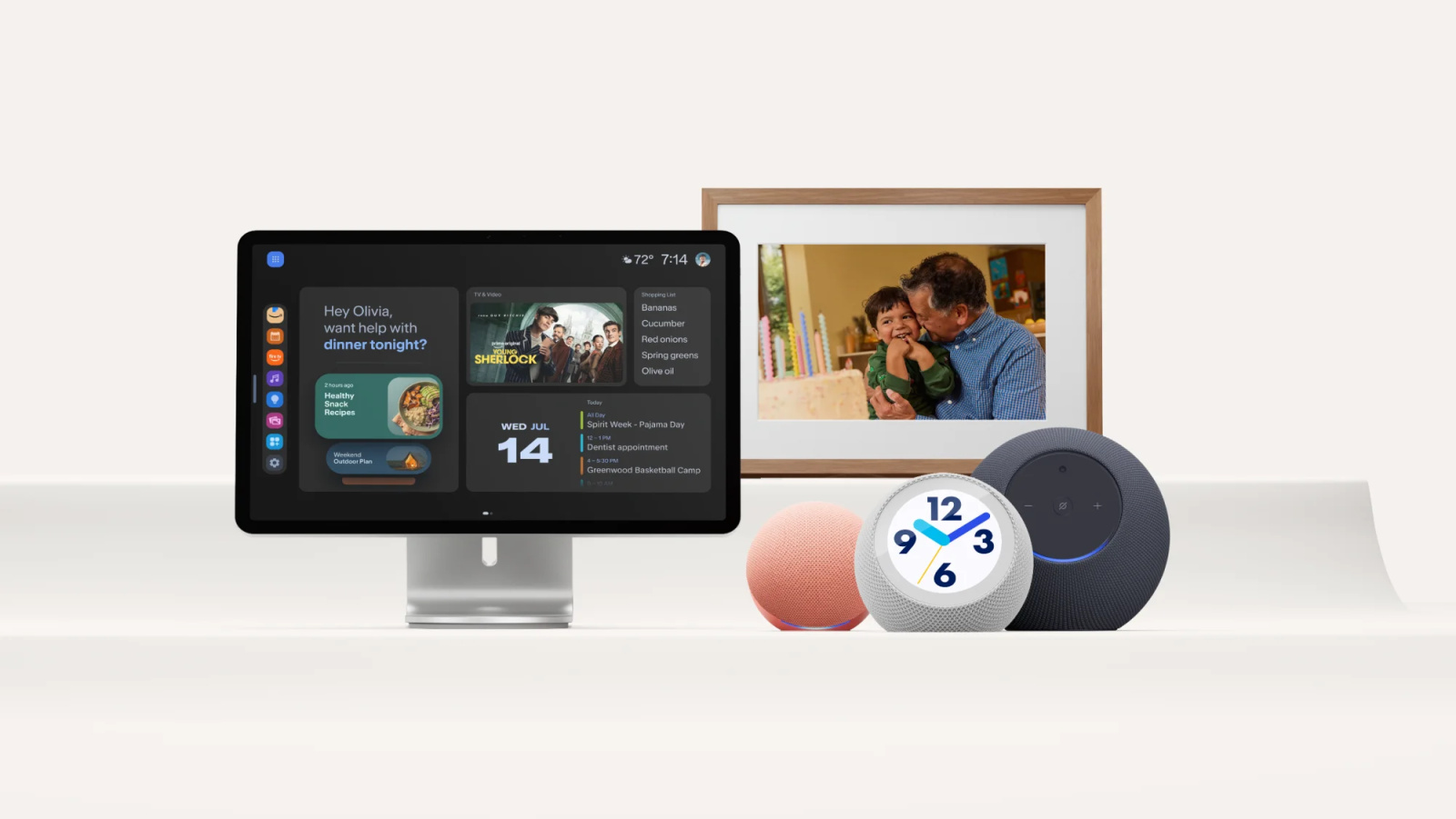 Amazon lança porta-retrato Alexa 10″ que seleciona e ajusta suas fotos