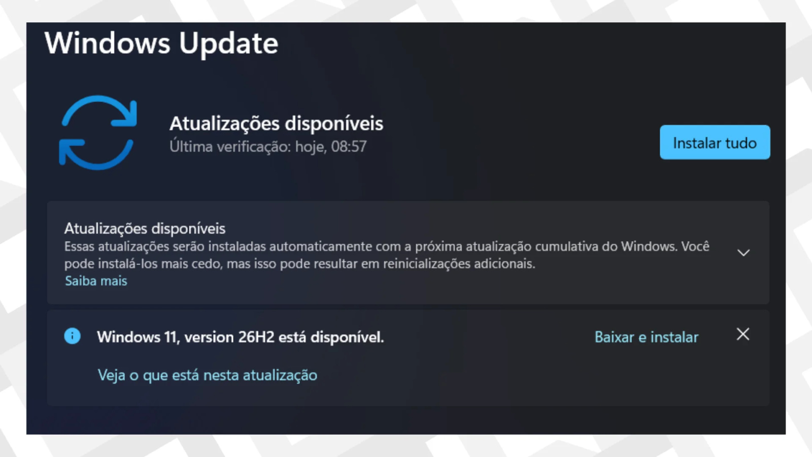 Atualize para Windows 11 26H2 e ganhe menu, barra e Explorer renovados