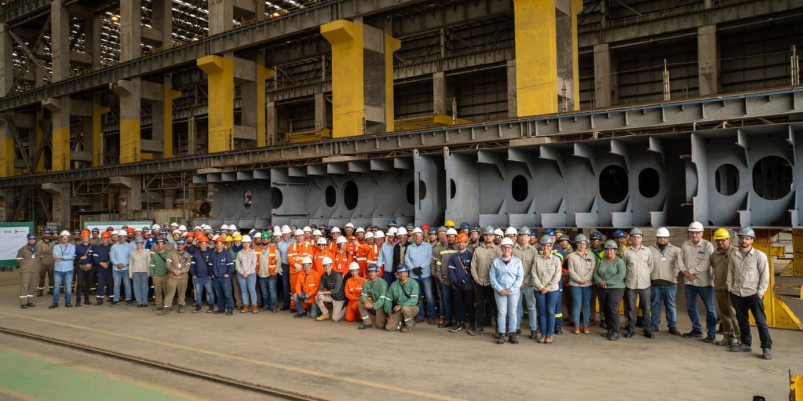 Estaleiro Rio Grande bate quilha e começa primeiro Handymax para Transpetro