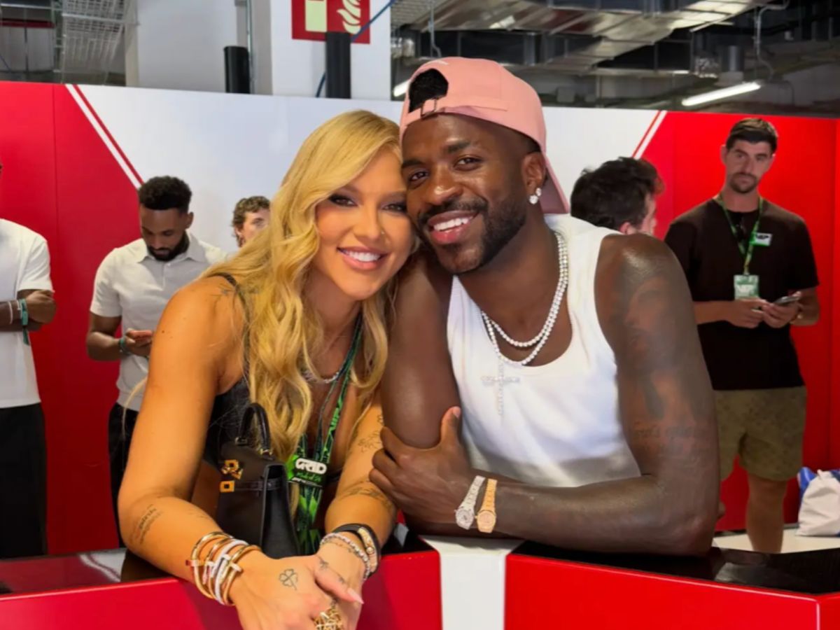 Fabiana Sevillano é vista com Vini Jr. horas após término