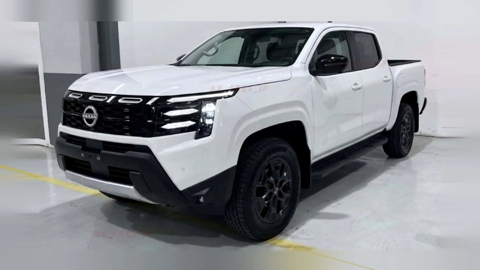 Flagra mostra Nissan Frontier com frente inspirada no Kicks em facelift