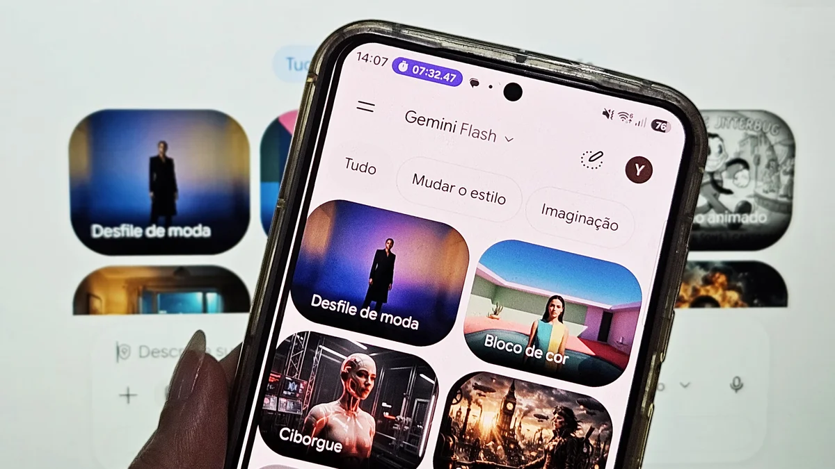 Google lança galeria do Gemini para aplicar filtros criados por usuários