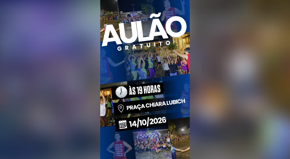 Movimenta Itabaiana: Praça Chiara Lubich recebe aulão gratuito de Ritbox com sorteios e massoterapia