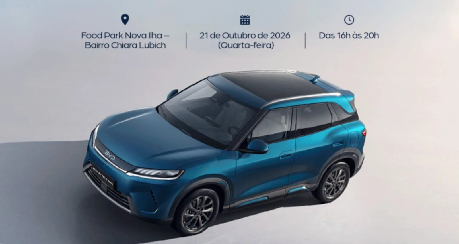 BYD Terra Santa promove ‘VIP Day’ com test-drive exclusivo nesta quarta-feira em Itabaiana