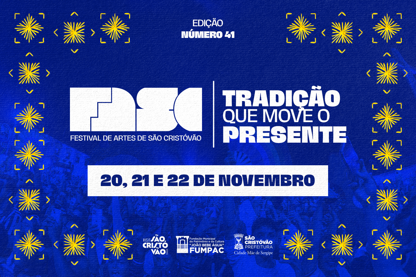 Contagem regressiva: Prefeitura de São Cristóvão divulga programação musical da 41ª edição do FASC