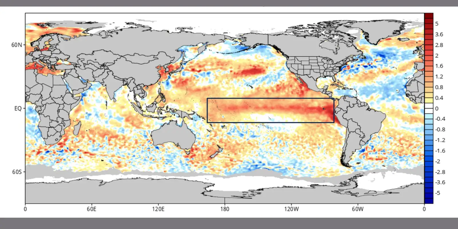 Inpe aponta 95% de chance de El Niño muito forte para out‑dez