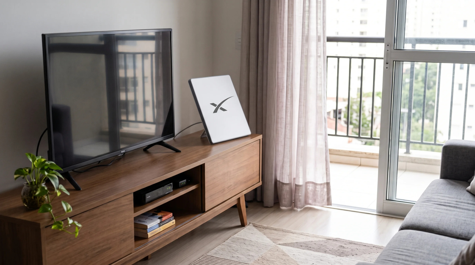 Instale Starlink Mini no apartamento sem perder sinal