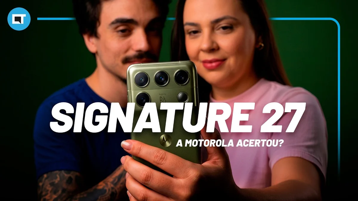 Motorola lança Signature 27 com Snapdragon 8 Elite e 7 anos de updates