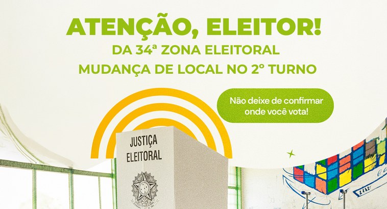 TRE-SE informa mudança pontual em local de votação para o segundo turno