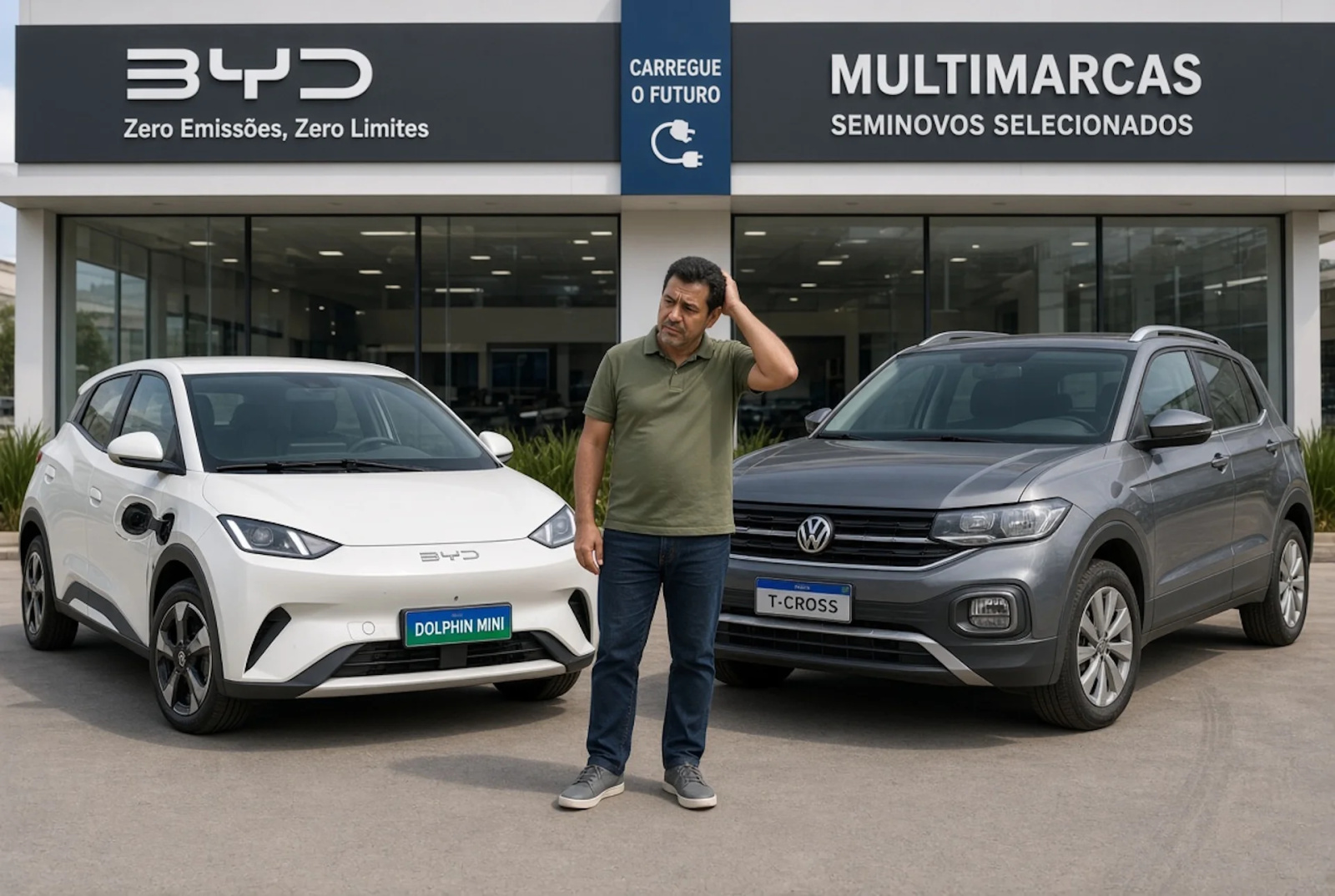 Vale mais comprar elétrico zero ou usado a combustão?