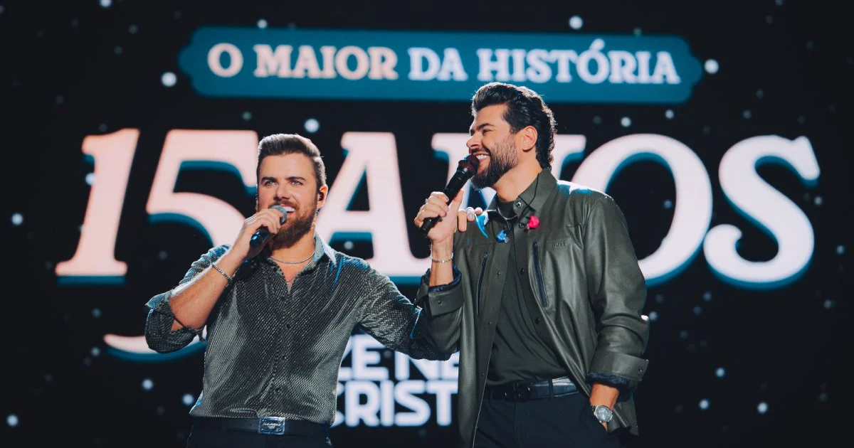 Zé Neto & Cristiano lotam Mané Garrincha em show histórico para 40 mil